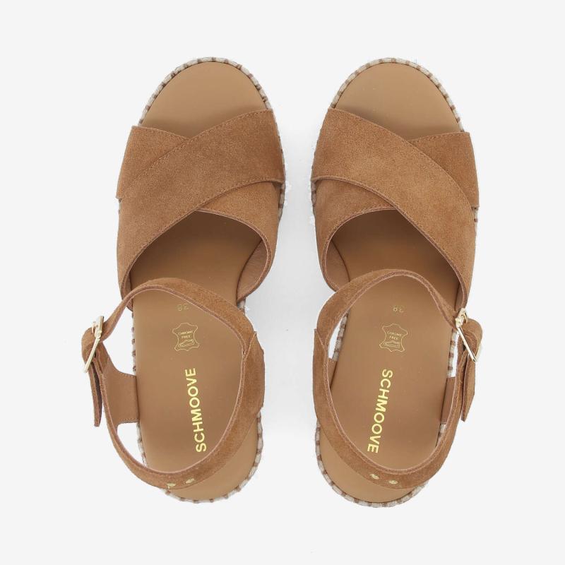 MINA SANDALE W - SUEDE - BROWN
